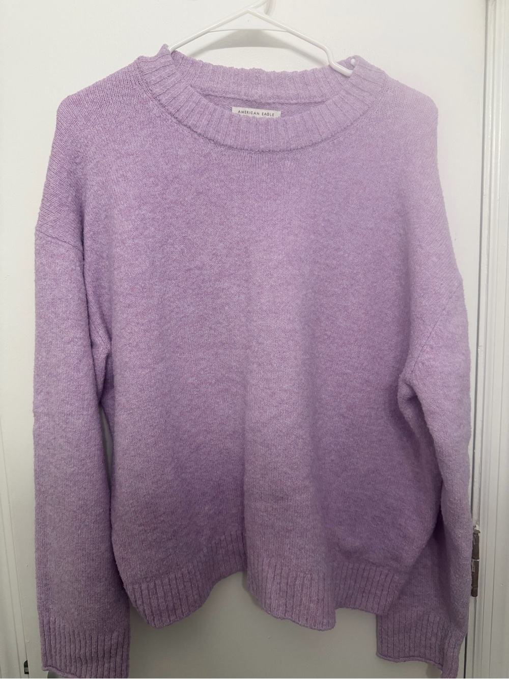 American Eagle Outfitters Lilac Crewneck Sweater